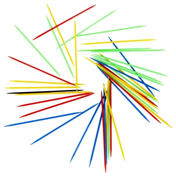 Ragvee Mikado Sticks Game Jumbo for Kids to Develop Concentration Plastic 41 Pick-Up Sticks, Return Gifts for Adults|Fun Family Indoor Board Mind Game/Puzzle for Adults&Kids 3+ Years - Image 4