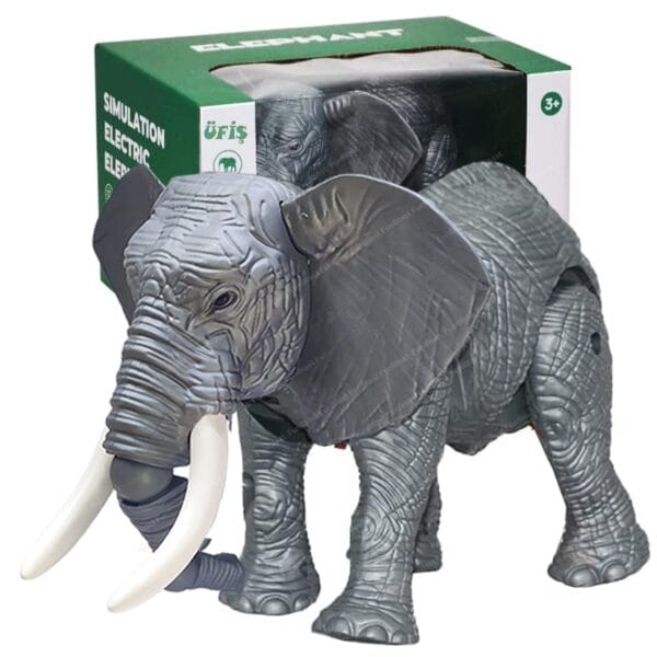 Ragvee Walking Elephant Toy - Elephant Toy Figure with Walking and Realistic Sound, Animal Figure Toy for 3+ Years Old Kids Boys, Girls, Sound Toys for Children - Image 10