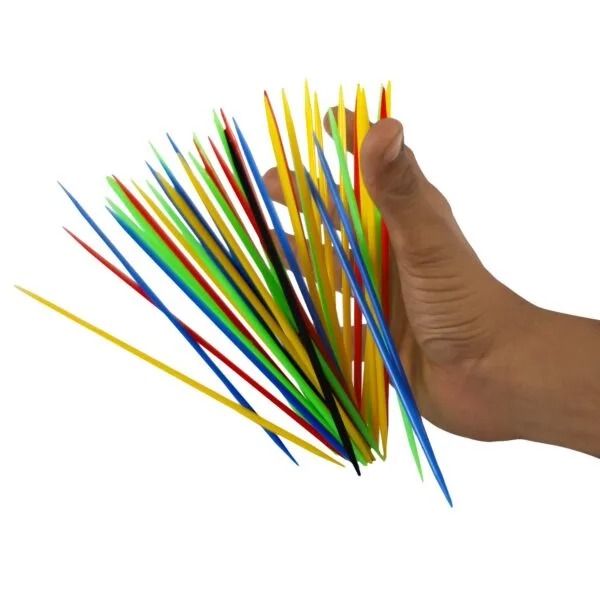 Ragvee Mikado Sticks Game Jumbo for Kids to Develop Concentration Plastic 41 Pick-Up Sticks, Return Gifts for Adults|Fun Family Indoor Board Mind Game/Puzzle for Adults&Kids 3+ Years - Image 7