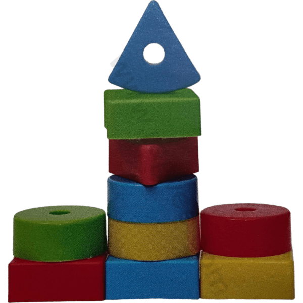 Ragvee Educational Active Block Senior | 3D Geometric Shape Solid Blocks for Making Various Patterns for Kids Learning - Image 9