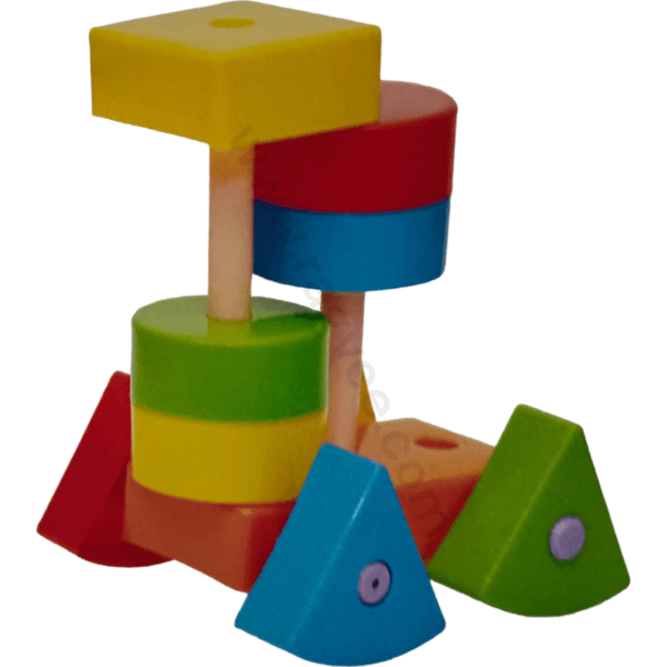 Ragvee Educational Active Block Senior | 3D Geometric Shape Solid Blocks for Making Various Patterns for Kids Learning - Image 10
