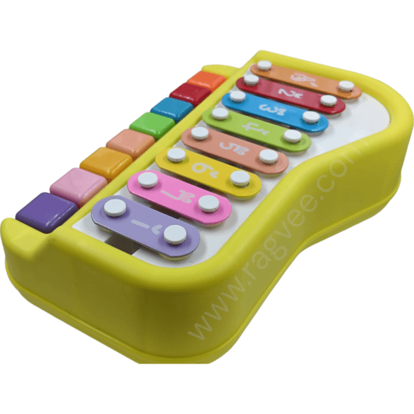 Ragvee 2 in 1 Baby Piano Xylophone Musical Toys for Kids with 8 Keys, Keyboard Xylophone Piano, Preschool Educational Learning Musical Sound Instruments Toys for 1+ Years Old Kids Boys Girls Beginners - Image 2