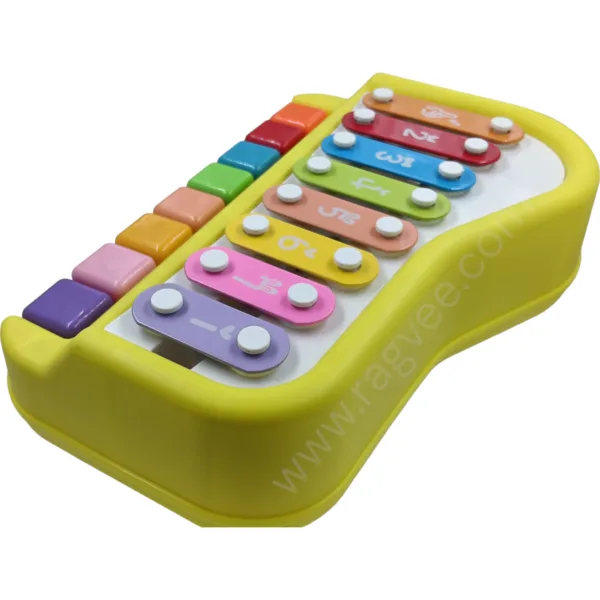 Ragvee 2 in 1 Baby Piano Xylophone Musical Toys for Kids with 8 Keys, Keyboard Xylophone Piano, Preschool Educational Learning Musical Sound Instruments Toys for 1+ Years Old Kids Boys Girls Beginners - Image 2