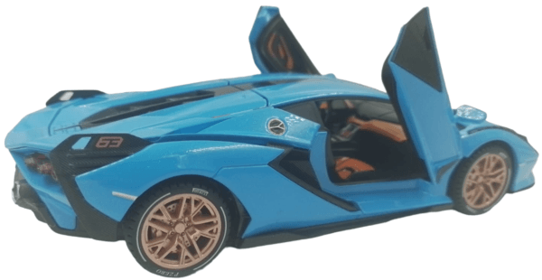 Ragvee Die Cast Metal Car Refender Scale Model Rover Alloy Diecast Metal Car Openable Door with Sound Light Pullback Toy Car for Kids Best Gifts Toys for Boys (132 SIa63WT) - Image 16