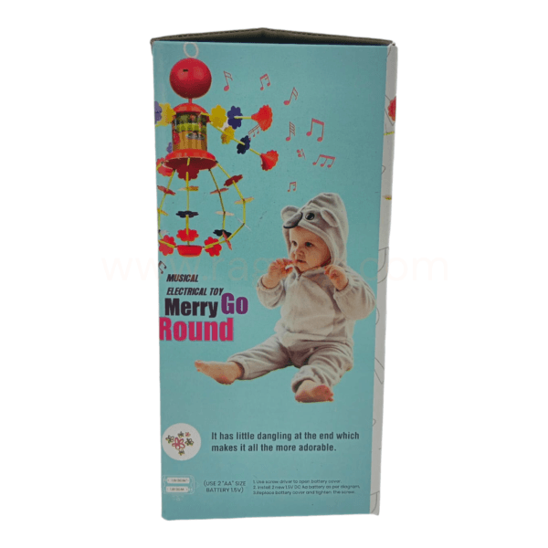 Ragvee jhoomar musical cradle toy for new born battery operated- Plastic, Multicolour (Pack of 1) - Image 2