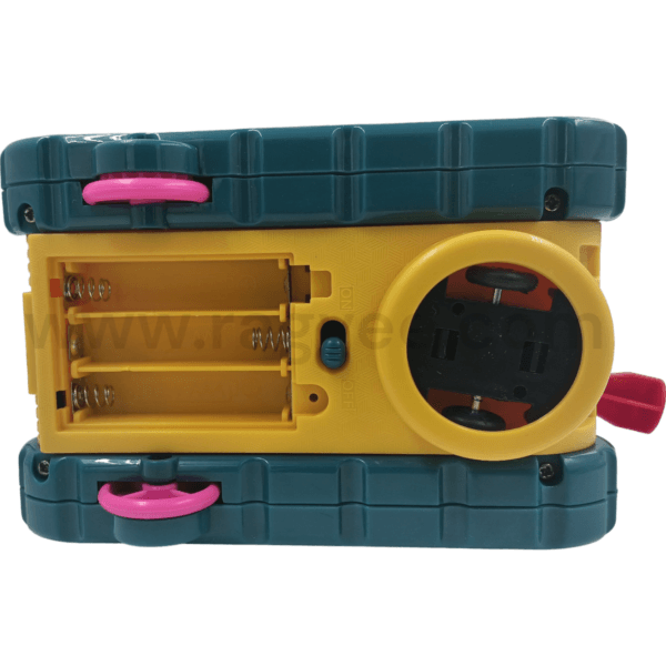 Ragvee Gear Toys Kids Transparent Army Gear Tank Musical Sound Toy with Led Lights 360 Degree Rotation Bump and Go Toys for Boys Girls (Gear Army Tank) - Image 4