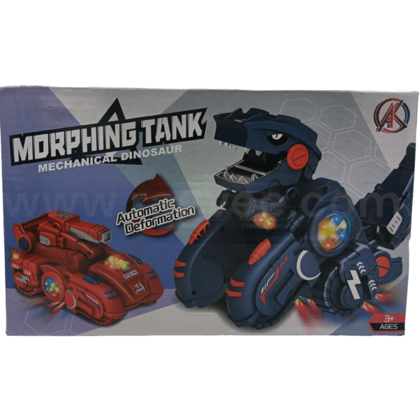 Ragvee Bump And Go Transforming Dinosaur Tank To Robot Toy With 3D Light And Sound, Battery Operated Musical Tank Toy for Kids Toddlers Robot Toy - Image 9