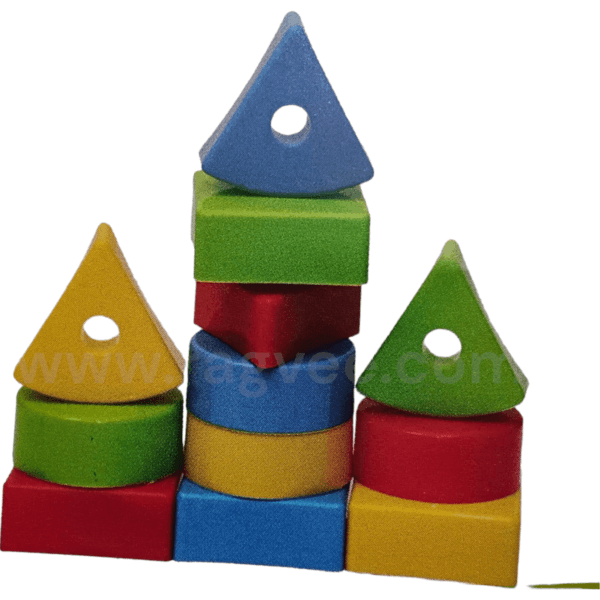 Ragvee Educational Active Block Senior | 3D Geometric Shape Solid Blocks for Making Various Patterns for Kids Learning - Image 16