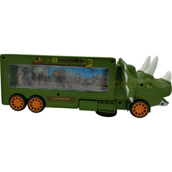 Dinosaur Show Jurassic Car Universal Wheel- Controlled Lighting and Sound Triceratops Scroll to Show All Kinds of Dinosaurs (Multicolour) - Image 5