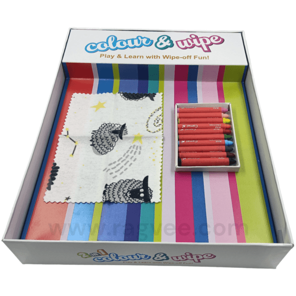 Ragvee Colour And Wipe Fruits And Vegetables | 24 Reusable Cards | Preschool Collaring Kit For 3+ Years Toddlers/Kids - Image 10