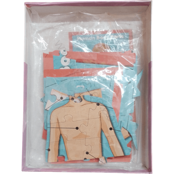 Ragvee Parts of My Body Puzzle – 25 Self-Correcting Puzzle Pieces - Early Learner Human Body Parts Puzzle for Kids for Age 4 Years Old and Above - Educational Toys and Games - Image 4
