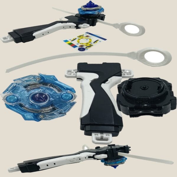 Aktoon Toys Burst Spinner Top B-46 Starter Zx Achilles with Handle Launcher - Image 5