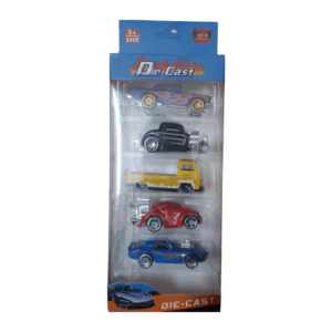 Aktoon Toys Metal Die Cast Mini Racers Series 5 Pieces Small Metal Movie Vehicle Car Toys