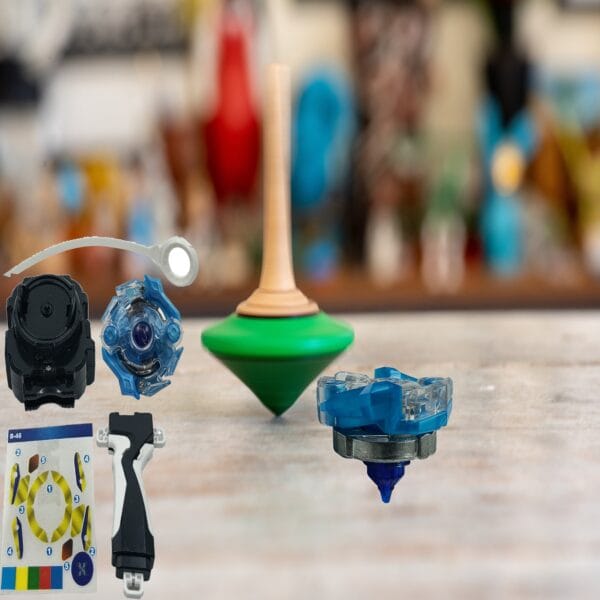 Aktoon Toys Burst Spinner Top B-46 Starter Zx Achilles with Handle Launcher - Image 3