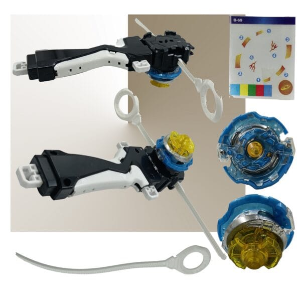 Aktoon Toys Burst Battle Starter Spinning Top Series with Launcher (GBB-69) - Image 4