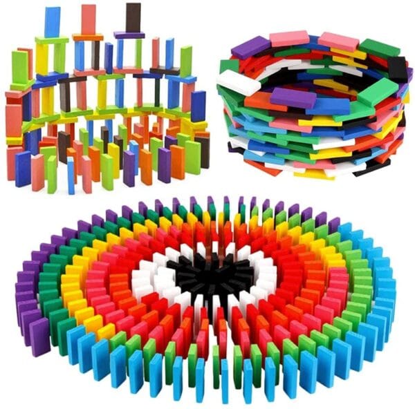 Explore Creativity with 120 Pcs Super Domino Blocks