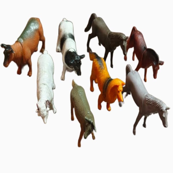 animal 8 pice animal toy kids  (Multicolor) - Image 2