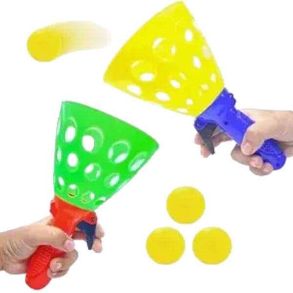 Outdoor Click and Catch Ping Pong Basket Ball Toy Set Rattle  (Multicolor) (Copy)