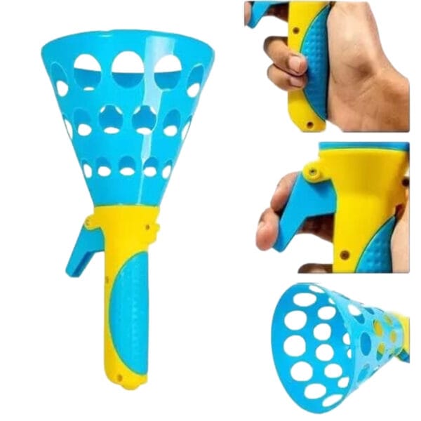 Outdoor Click and Catch Ping Pong Basket Ball Toy Set Rattle  (Multicolor) (Copy) - Image 2